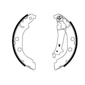 Bremsbackensatz 8DB 355 001-801 von HELLA günstig für 29,33 € online kaufen