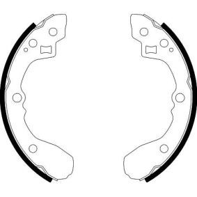 Bremsbackensatz 8DB 355 002-931 von HELLA günstig für 31,15 € online kaufen