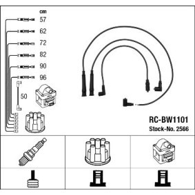 Acquista Kit cavi candele da NGK 2566 a buon mercato per soli 85,48 €