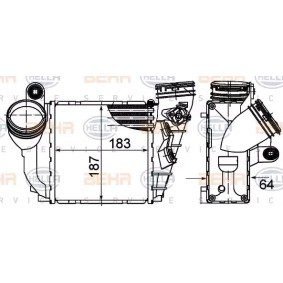 Ladeluftkühler 8ML 376 988-034 von HELLA günstig für 129,55 € online kaufen