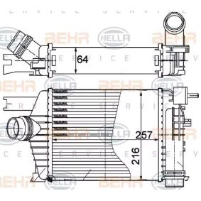 Ladeluftkühler 8ML 376 988-164 von HELLA günstig für 148,03 € online kaufen