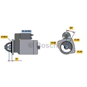Anlasser für MERCEDES-BENZ von BOSCH