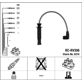 Comprar Juego de cables de encendido de NGK 8274 a bajo precio de 27,95 €
