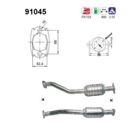 Katalysator 91045 von AS günstig für 316,04 € online kaufen