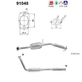 Katalysator 91048 von AS günstig für 263,84 € online kaufen