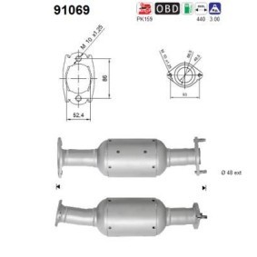 Katalysator 91069 von AS günstig für 350,70 € online kaufen