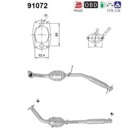 Katalysator 91072 von AS günstig für 338,93 € online kaufen