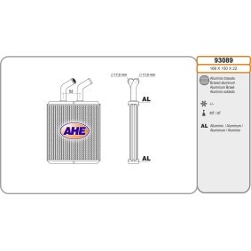 Wärmetauscher, Innenraumheizung 93089 von AHE günstig für 62,81 € online kaufen