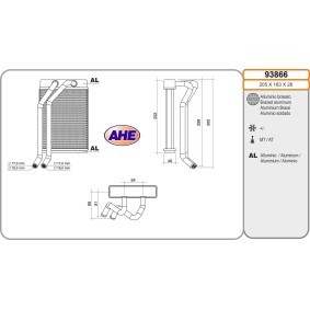 Wärmetauscher, Innenraumheizung für HYUNDAI von AHE