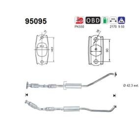Katalysator 95095 von AS günstig für 298,88 € online kaufen