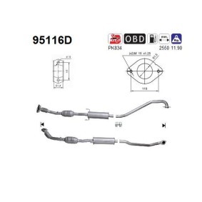 Katalysator 95116D von AS günstig für 622,94 € online kaufen