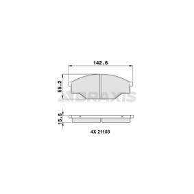 Comprar Juego de pastillas de freno de BRAXIS AA0323 a bajo precio de 16,44 €