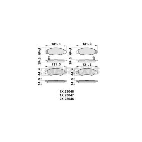 Comprar Juego de pastillas de freno de BRAXIS AB0303 a bajo precio de 21,35 €