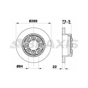 Comprar Disco de freno de BRAXIS AD0408 a bajo precio de 93,45 €