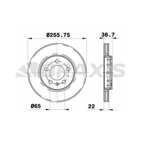Comprar Disco de freno de BRAXIS AE0312 a bajo precio de 48,62 €