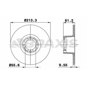 Comprar Disco de freno de BRAXIS AE0332 a bajo precio de 38,05 €