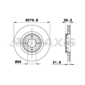 Comprar Disco de freno de BRAXIS AE0488 a bajo precio de 49,51 €