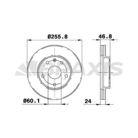 Comprar Disco de freno de BRAXIS AE0658 a bajo precio de 55,25 €