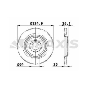 Comprar Disco de freno de BRAXIS AE0688 a bajo precio de 68,71 €