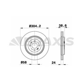 Comprar Disco de freno de BRAXIS AE0769 a bajo precio de 60,45 €