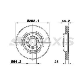 Comprar Disco de freno de BRAXIS AE0781 a bajo precio de 99,63 €
