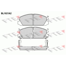 Køb Bremseklodser af FTE BL1021A2 til den lave pris 685,42 DKK