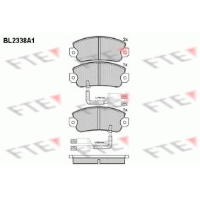 Achetez des Plaquettes de frein FTE BL2338A1 à prix pour 48,83 €