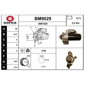 Anlasser BM9029 von SNRA günstig für 168,47 € online kaufen