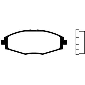 Bremsbeläge BP-1004 von KAVO PARTS günstig für 33,42 € online kaufen