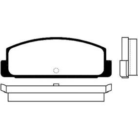 Bremsbeläge für MITSUBISHI von KAVO PARTS