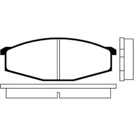 Bremsbeläge für MITSUBISHI von KAVO PARTS