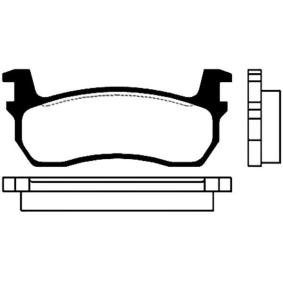 Bremsbeläge BP-6504 von KAVO PARTS günstig für 24,07 € online kaufen