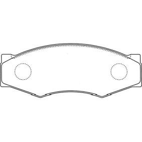 Bremsbeläge für MITSUBISHI von KAVO PARTS