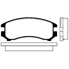 Bremsbeläge für NISSAN von KAVO PARTS