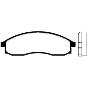 Bremsbeläge für NISSAN von KAVO PARTS