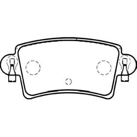 Bremsbeläge für VAUXHALL von KAVO PARTS