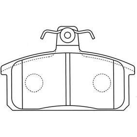 Bremsbeläge für SUZUKI von KAVO PARTS