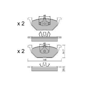 Acquista Kit pastiglie freni da AISIN BPVW-1008 a buon mercato per soli 27,57 €
