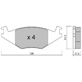 Acquista Kit pastiglie freni da AISIN BPVW-1900 a buon mercato per soli 24,95 €