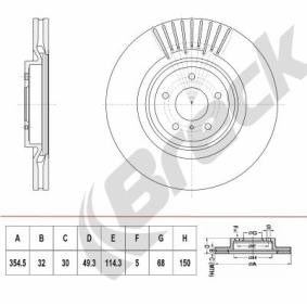 Acquista Disco freno da BRECK BR 420 VH100 a buon mercato per soli 77,91 €