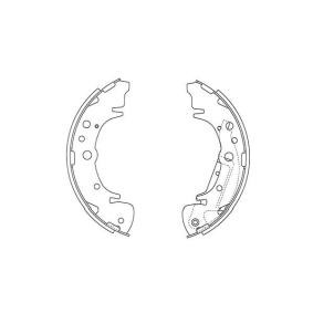 Bremsbackensatz BS-4407 von KAVO PARTS günstig für 75,94 € online kaufen