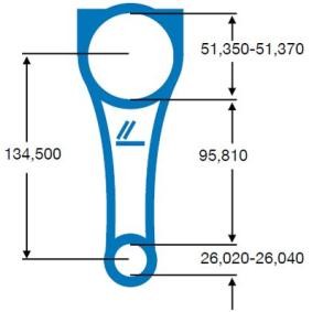Pleuel CO004400 LANCIA von IPSA