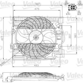 Kühlerlüfter für BMW von VALEO