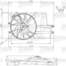 Kühlerlüfter für MERCEDES-BENZ von VALEO