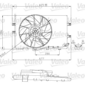 Kühlerlüfter für MERCEDES-BENZ von VALEO