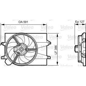 Kühlerlüfter für FORD von VALEO