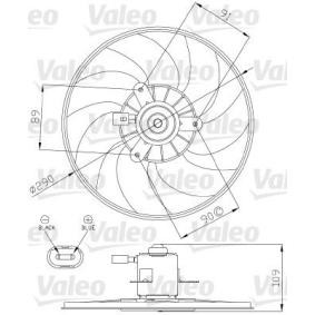 Kühlerlüfter für RENAULT von VALEO