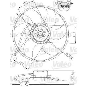 Kühlerlüfter für RENAULT von VALEO