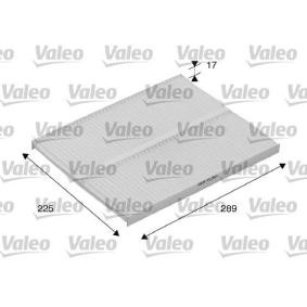 Innenraumfilter 698167 von VALEO günstig für 8,44 € online kaufen