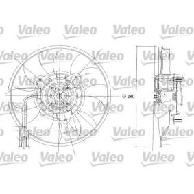 Kühlerlüfter für RENAULT von VALEO